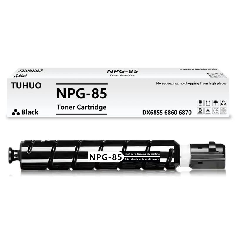 

TUHUO NPG-85 GPR-63 C-EXV61 Toner Cartridge Compatible for Canon DX-6855 DX-6860 DX-6870 Printer High Yield 1pack Black