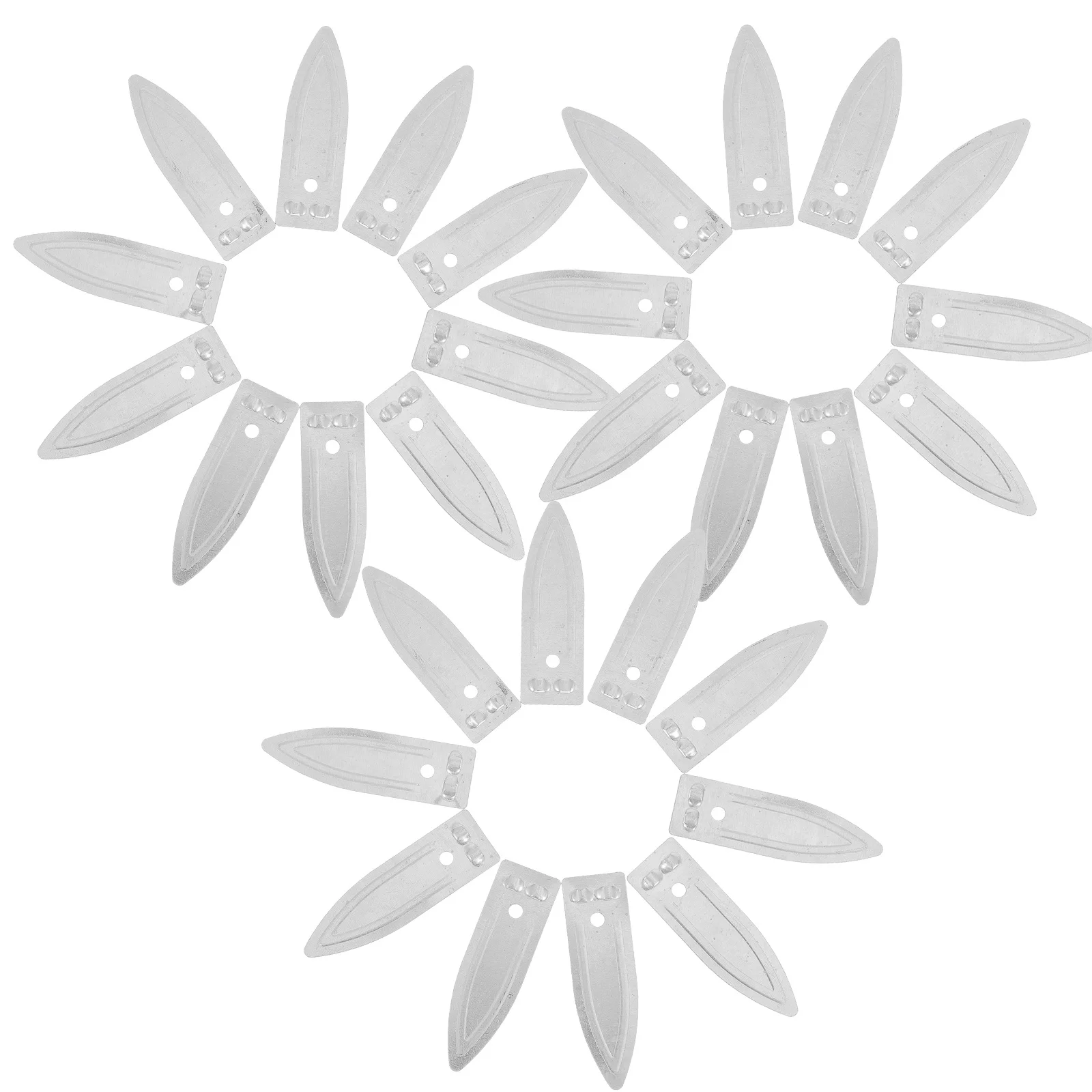 

30Pcs DIY Fruit Materials Zinc Sheets Scientific Experiment Tools for Kids Stem Education and Power Generation Projects