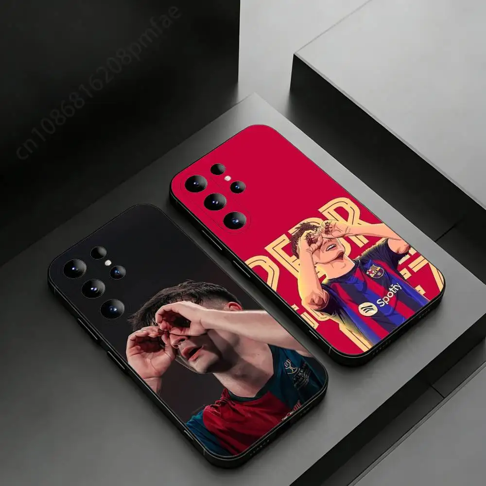 Football B-Barcelona P-Pedri 8 Phone case for Samsung Galaxy S24,25,26,23 22,21,S20 Plus Ultra FE soft fundas cases
