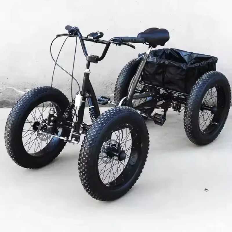 

Fat tire dirt pedal quad bike snow