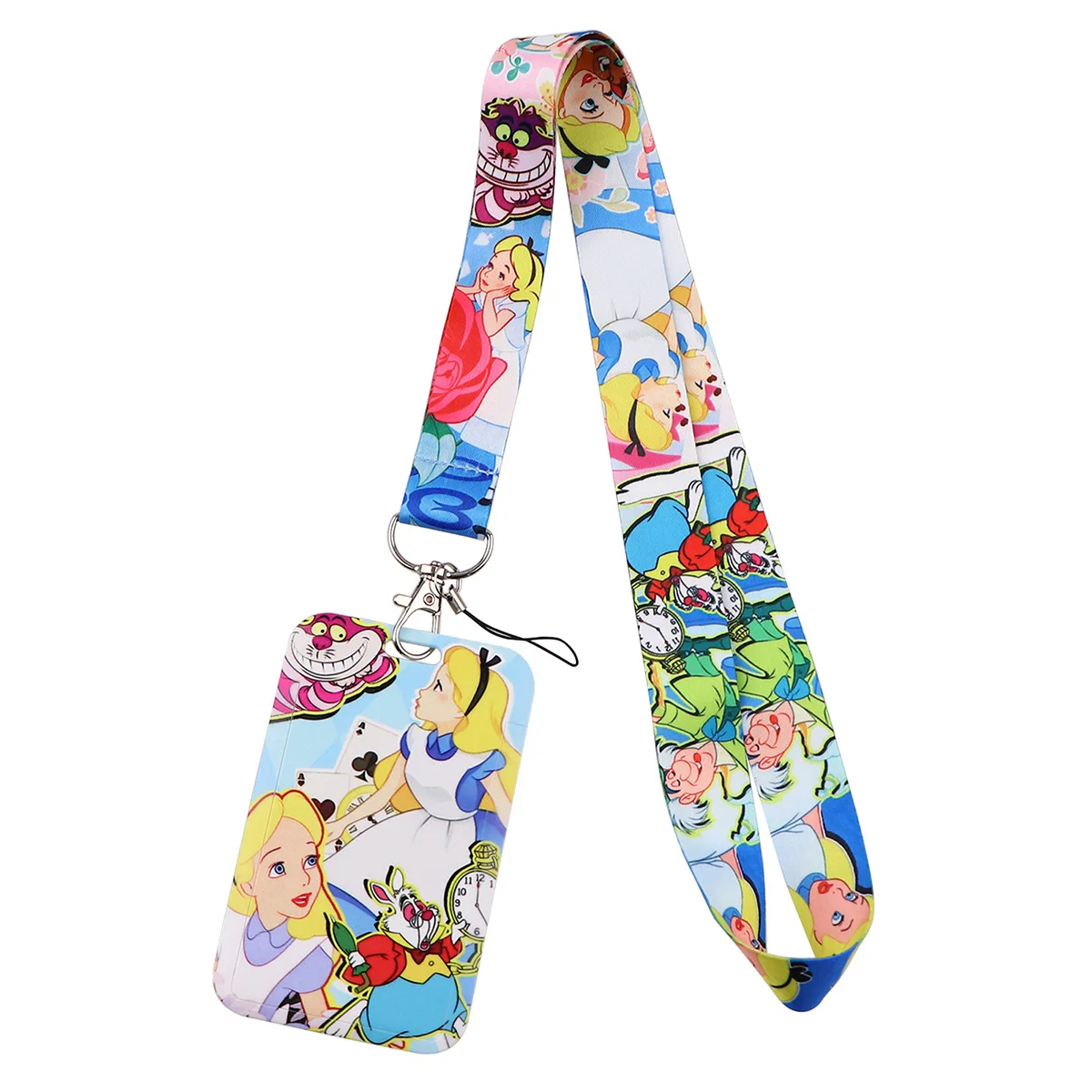 A3458 Cute Cartoon Alice Movie Princess Lanyard for Key Neck Strap lanyards Keychain Key Holder Hang Rope Keyrings Accessories