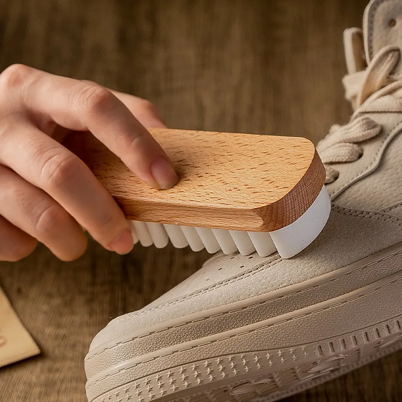 Beech Wood Suede glue brush cleaning shoe brush Maintenance decontamination Nubuck Clean Brush