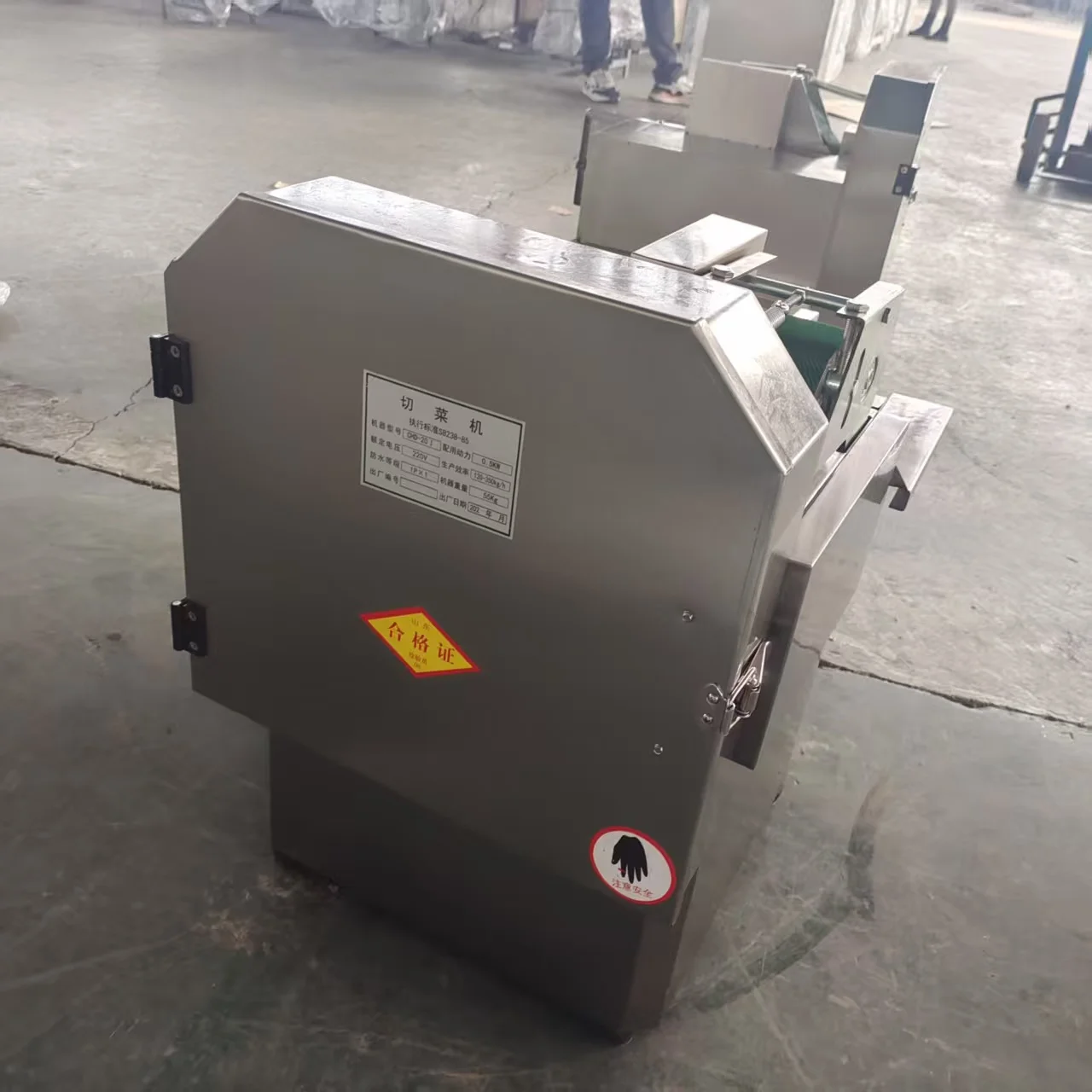 Stainless Steel Commercial Green Onion Cutter Automatic Vegetable Slicer Shredder For Restaurant & Canteen Kitchen Equipment