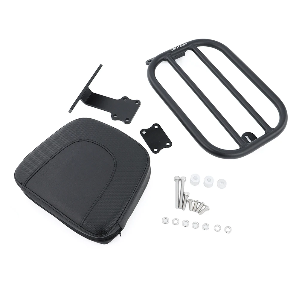 Solo Seat Luggage Rack with Sissy Bar Backrest Passenger Back Rest Motorcycle Rear Fender 450CL-C 2024 2025 2026 For CF MOTO
