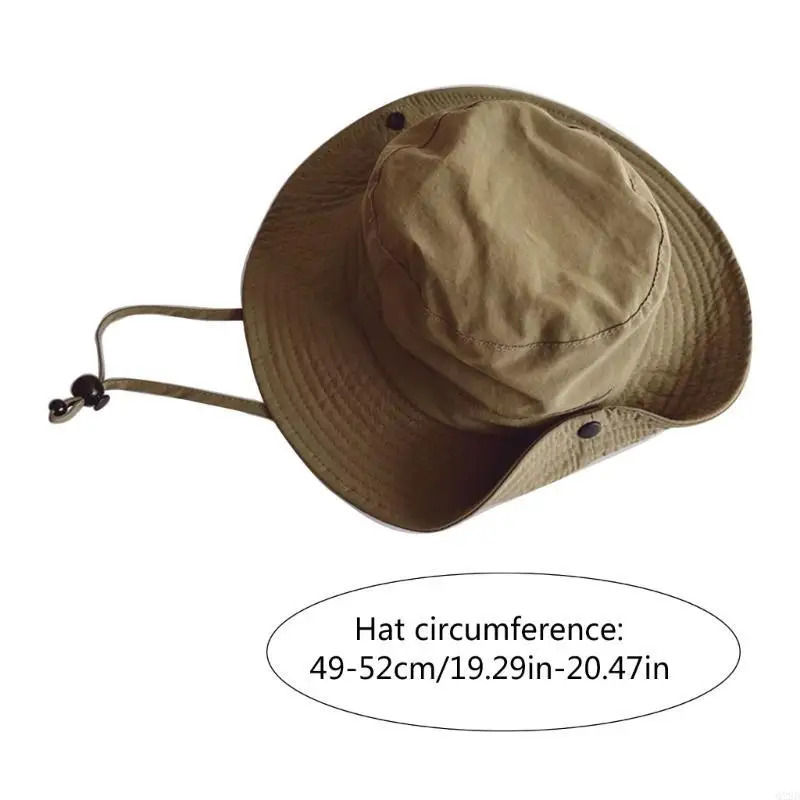 Q22d Sun Hat Baby Baby Toddler Kids Sun Protective Wide Brim Cappello a cappello regolabile Cappello