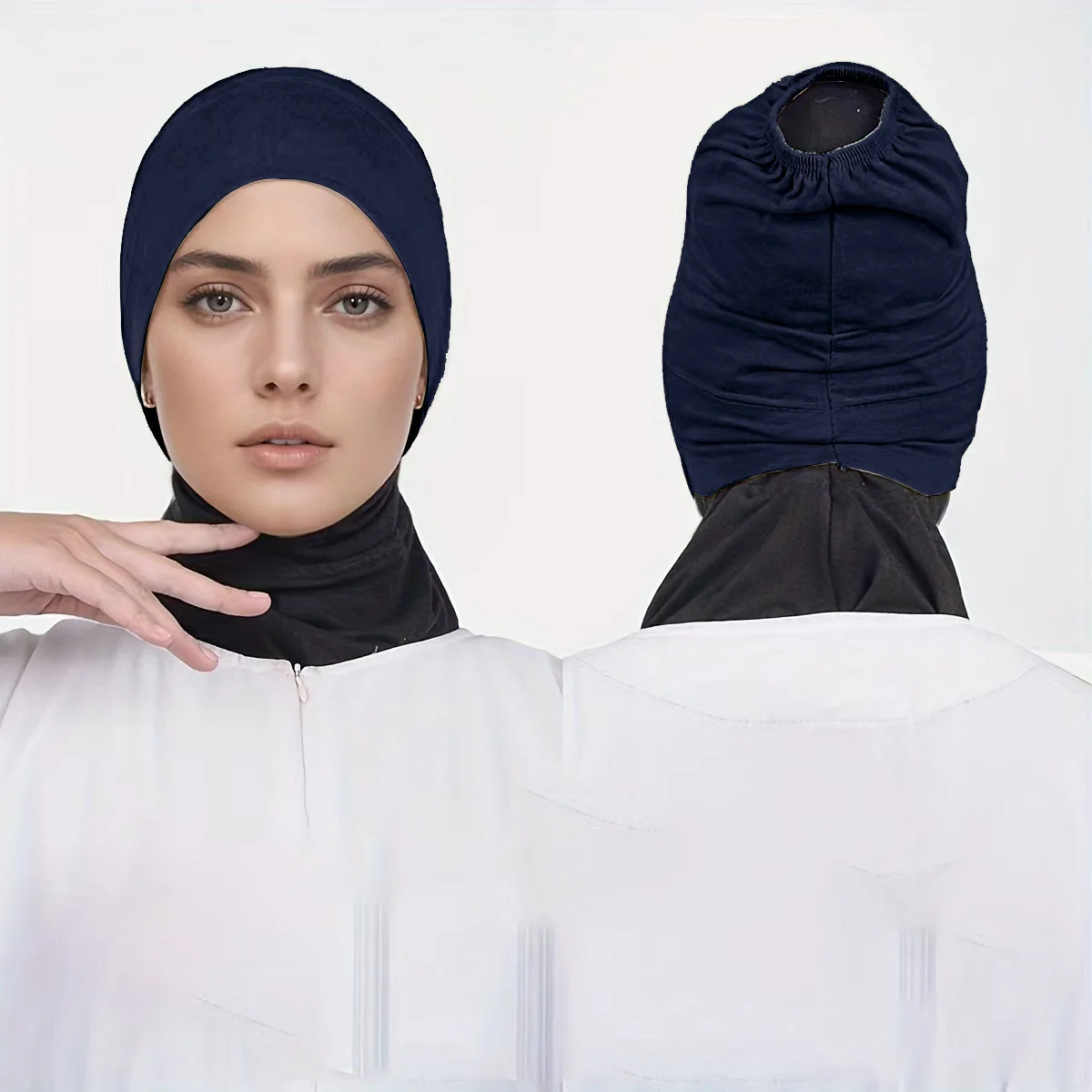 Muslimischen Untertuch Turban Frauen Stretch Mützen Motorhaube Knochen Rohr Unterkappe Innere Hijab Hut Kappe Kopftuch Kopf Wrap Turbante Mujer