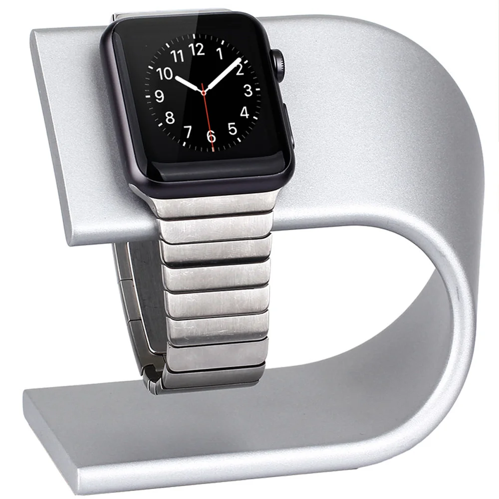 

Metal Aluminum Charger Stand Holder for Apple Watch Bracket Charging Cradle Stand smartwatch Charger Dock Station apple watch 7