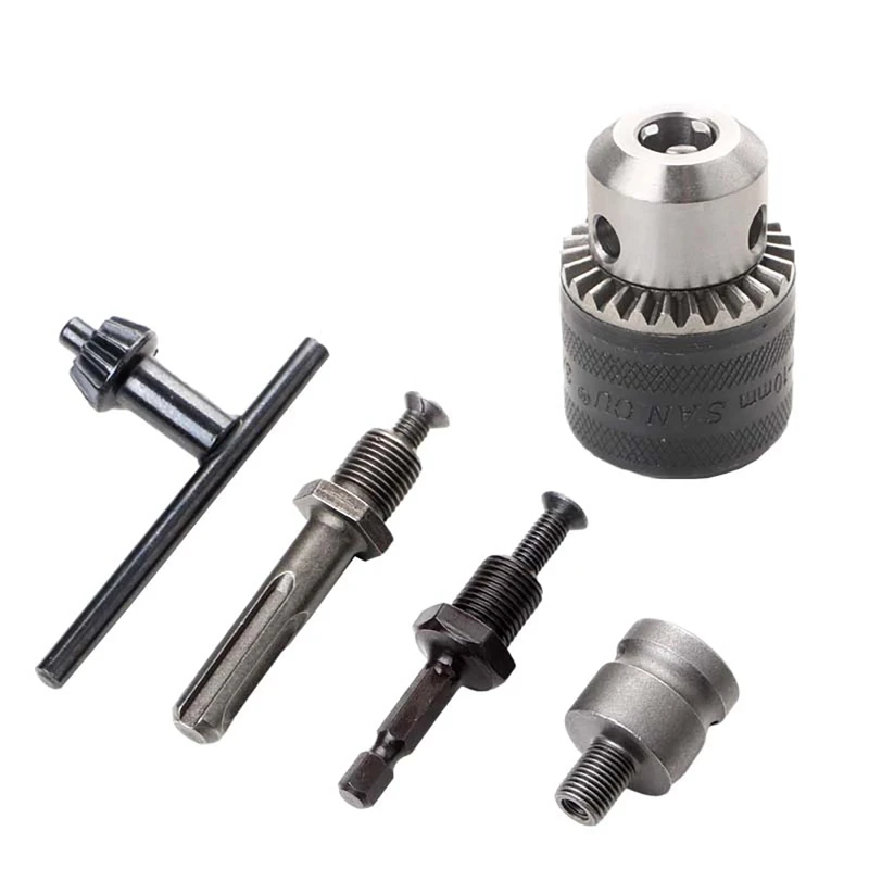Convertitore da 1.5-13mm 1/2 "-20UNF adattatore per filettatura mandrino per trapano a chiave SDS 1/4" avvitatore a percussione esagonale convertitore mandrino per trapano Adapt