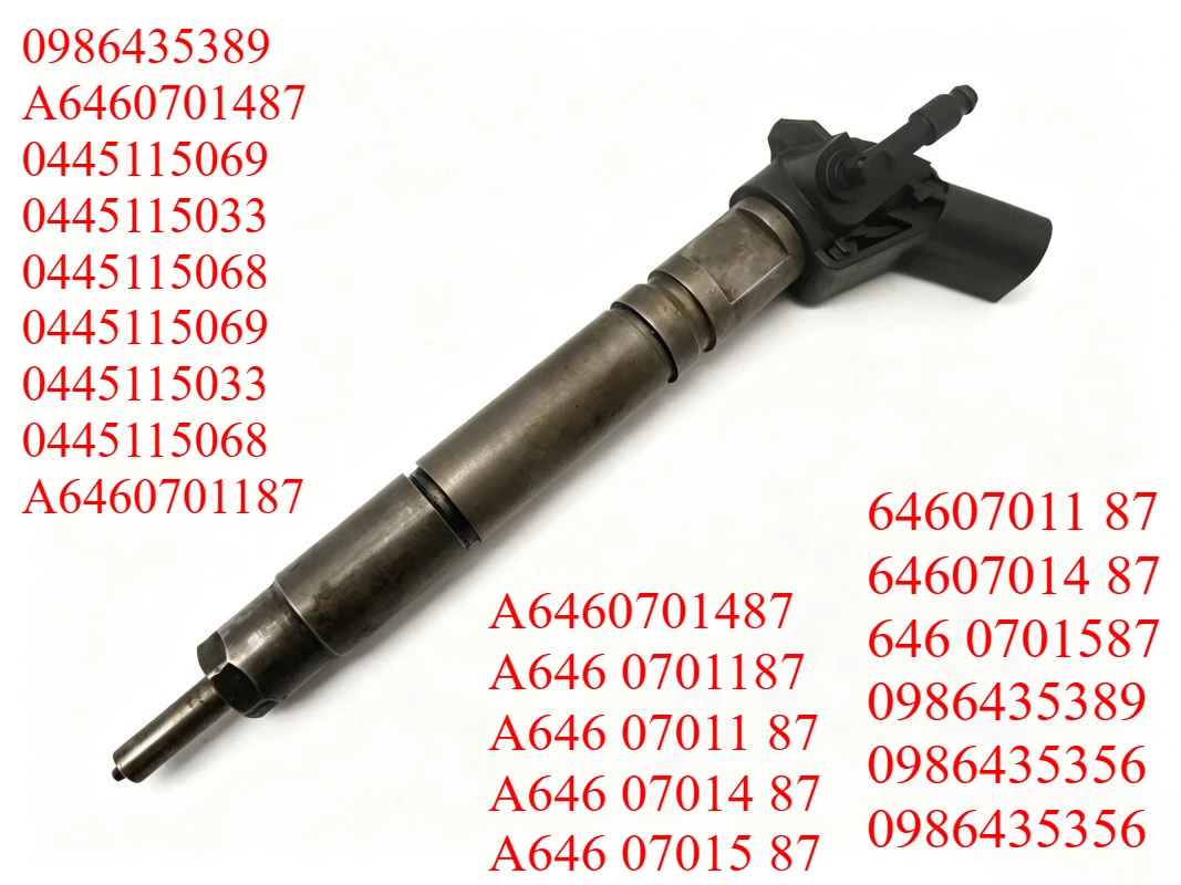 

Common Rail Engine Fuel Injector For Mercedes 0986435356 A6460701487 0445115069 0986435389 A6460701487 0445115069