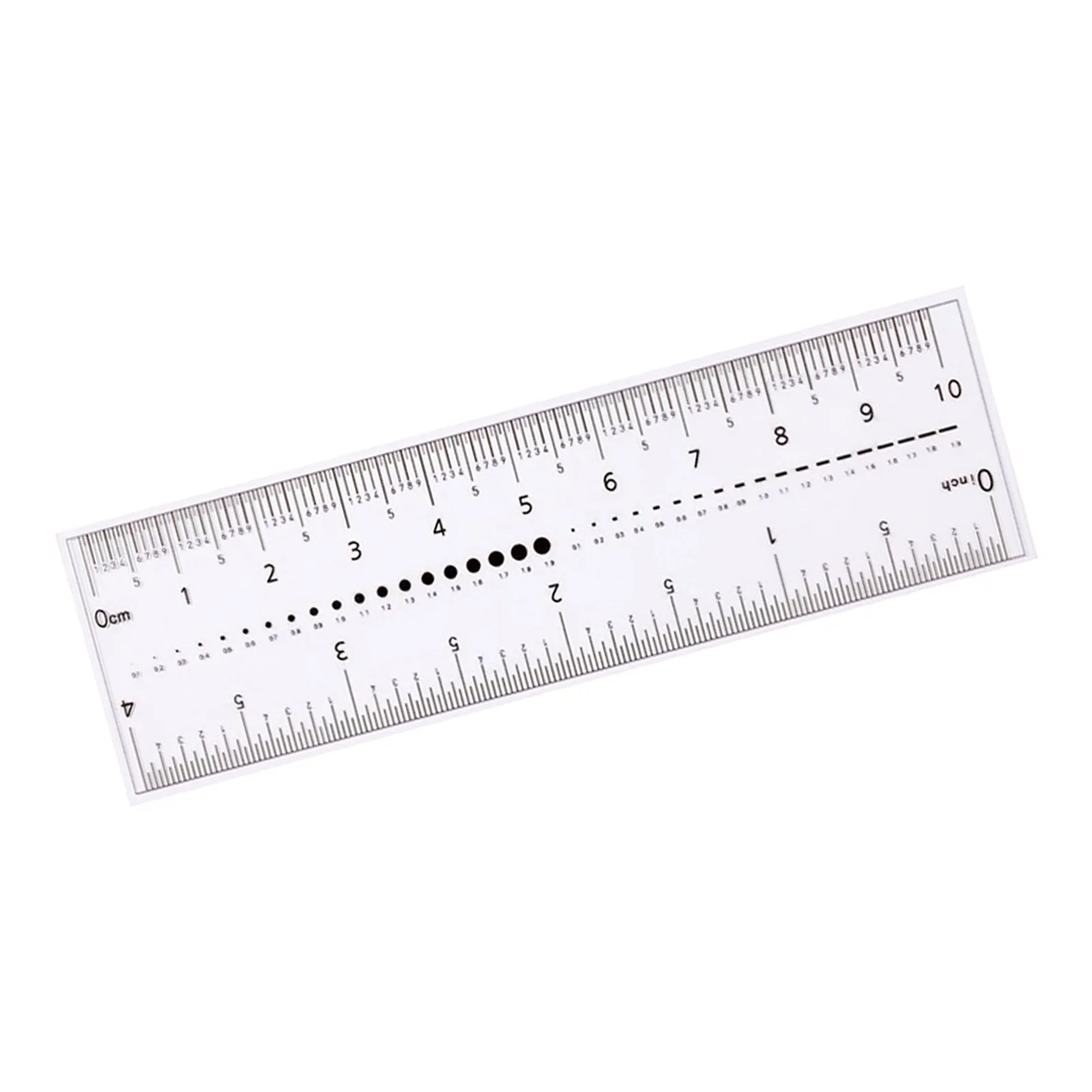 5PCS Flexible Transparent Rulers Handy and Portable Nails Rulers Suitable for Amateur or Skilful Using