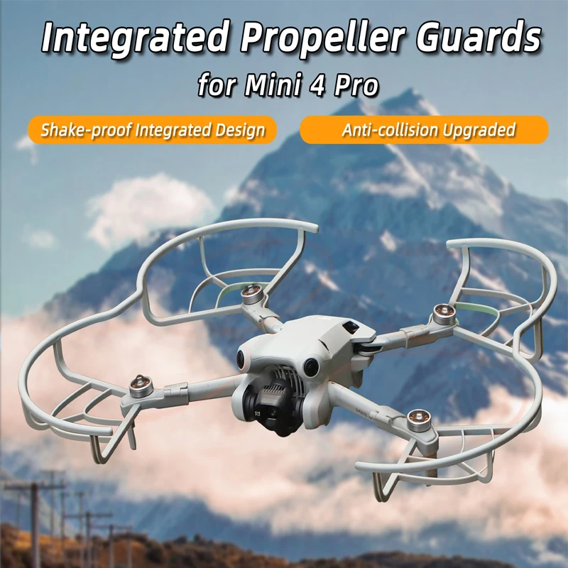 واقي شفرة المروحة خفيف الوزن ، حارس حلقة مضاد للتصادم ، غطاء واقي لـ DJI Mini 4Pro ، ملحقات الطائرات بدون طيار