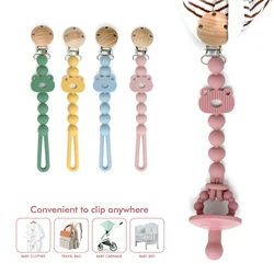 New cute frog pacifier clip, fun animal anti-drop chain, suitable for most pacifiers, holiday gift