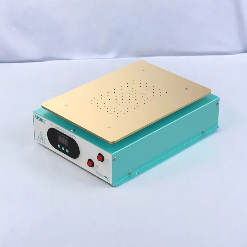 UYUE 968 15 inches Build-in Air Dual Pump Vacuum Pump LCD Separator Screen Repair For IPad/Samsung Tablet Repair Machine tools