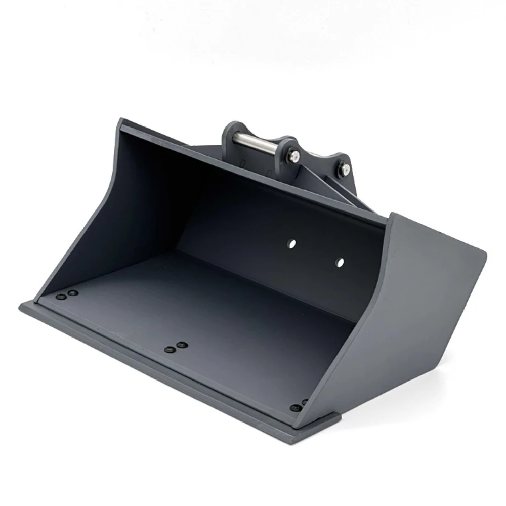 1/12 Scale Excavator Metal Bucket Suitable for 954 339D RC Excavator Model Flat Tooth Wide Bucket Excavator Accessories