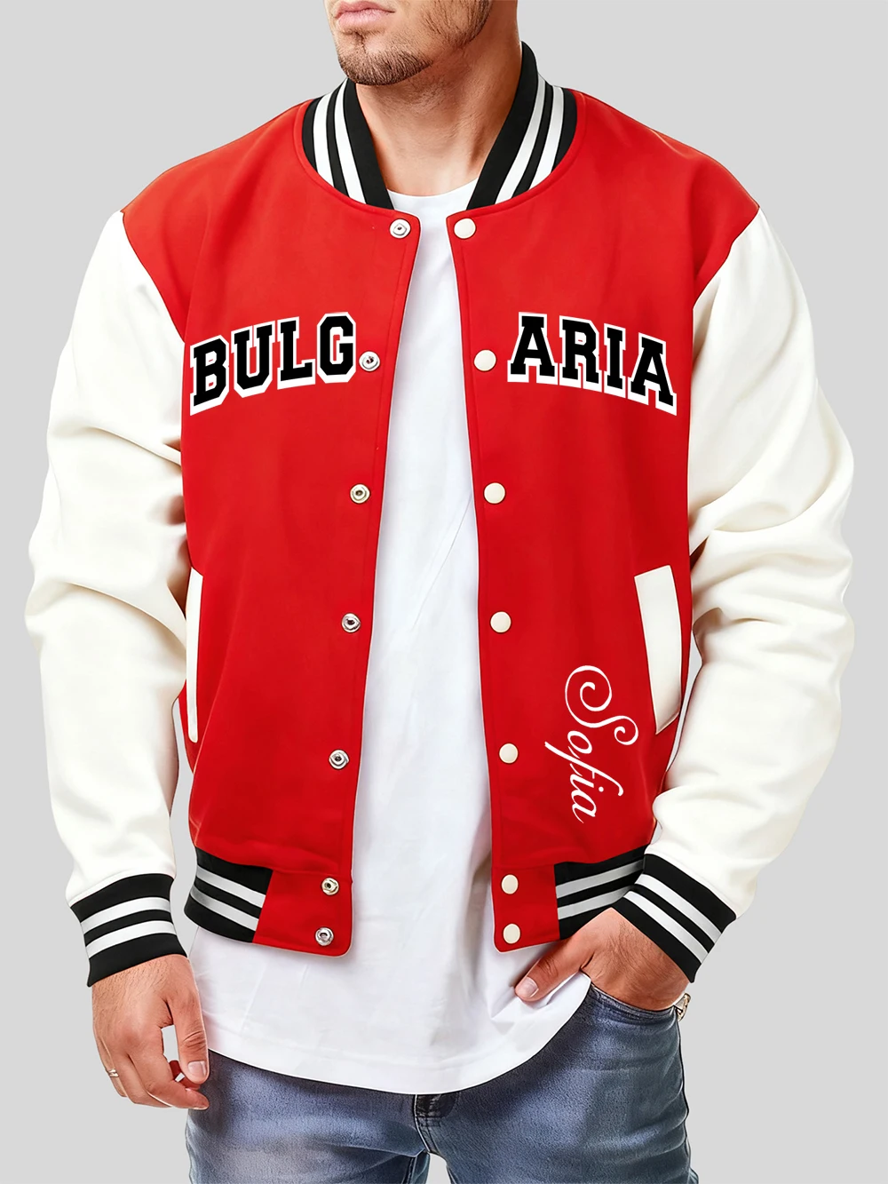 

Хлопковые куртки с принтом Bulgaria Sofia, мужские повседневные бейсбольные майки с карманами, зимние флисовые теплые пальто, удобная спортивная мужская одежда