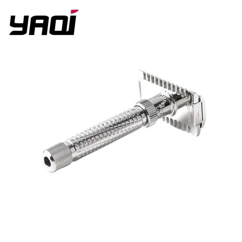 Yaqi Ultima Open Comb Mens Safety Razor Stainless Steel Adjustable Men Shaving Products Wet Shave Tools Best Gift for Men