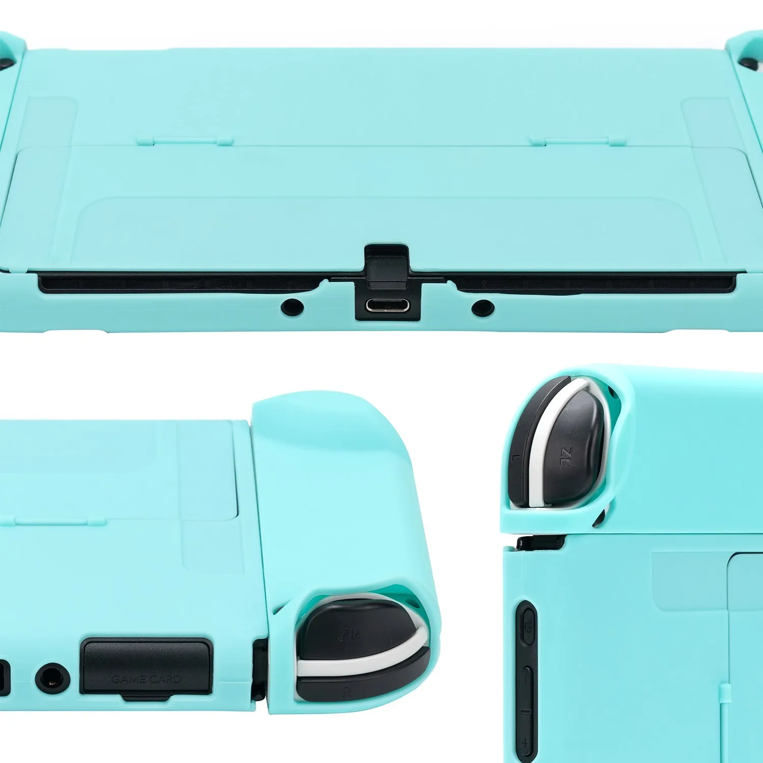 Nintendo Schalter OLED Fall Kawaii Split Freude-con Volle Schutz Hard Shell Für Nintend Schalter Oled Rosa Abdeckung Für NS Zubehör