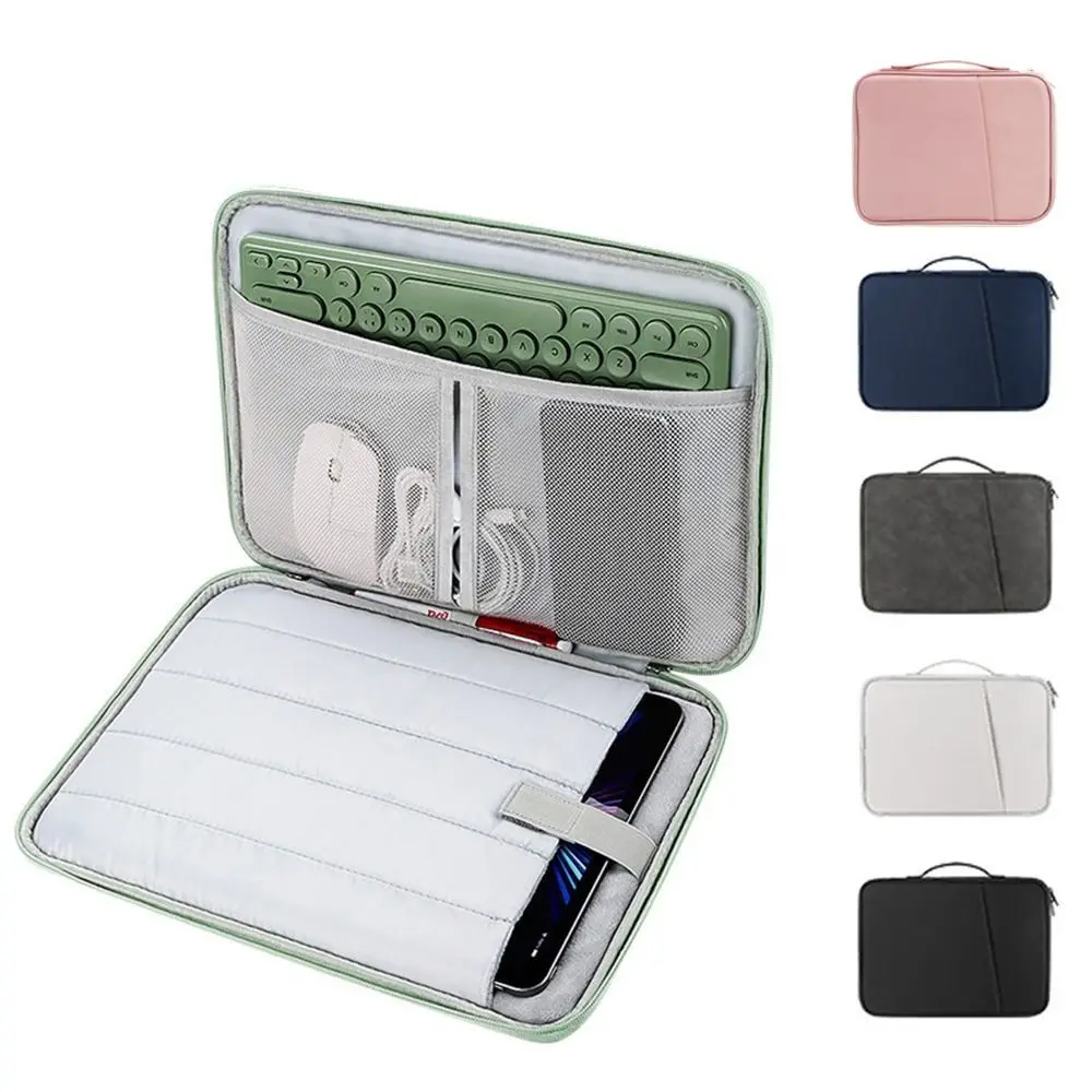 Professional Anti-fall Tablet Bag Multilayer Large Capacity Laptop Handbag Case Waterproof Shockproof Sleeve Bag Outdoor