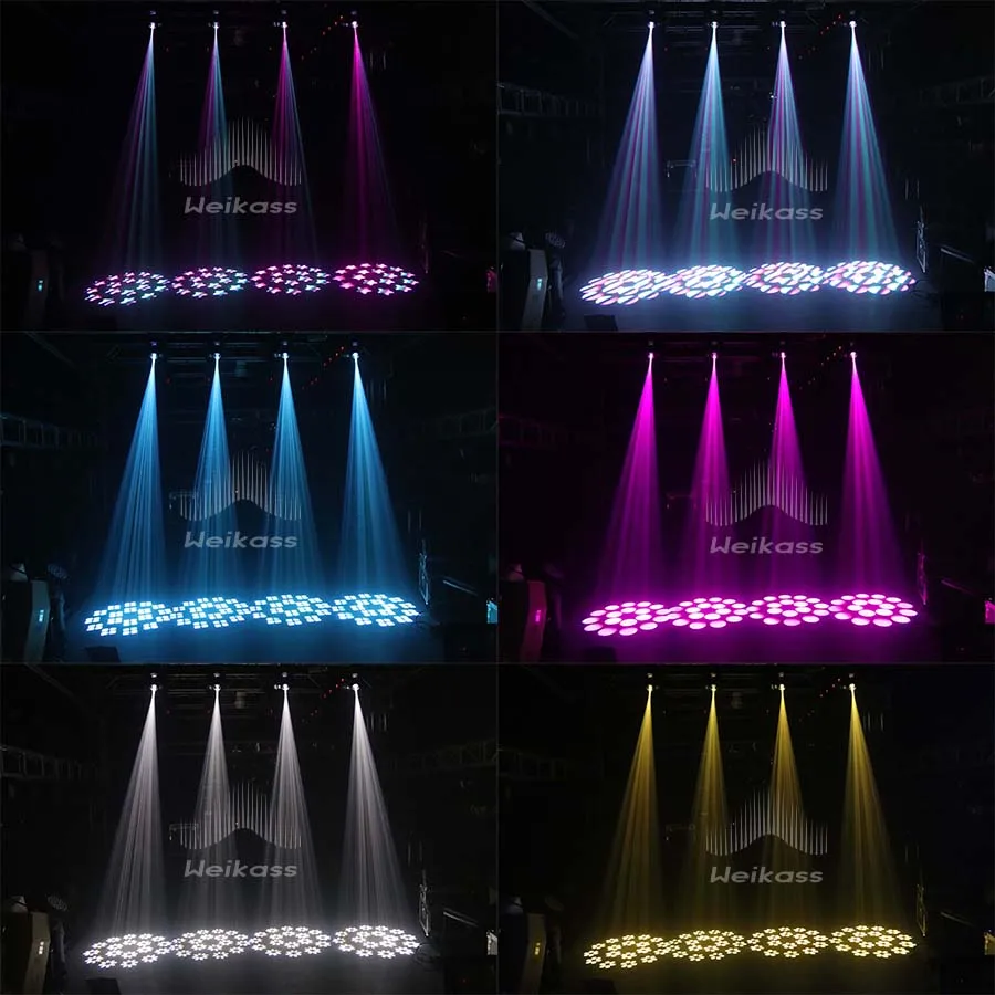 Imagem -06 - Mini Led Moving Head Light Ponto de Feixe 18 Prismas Rotativas Dmx Stage Effect Disco dj Bar Wedding Club sem Dever 150w Pcs