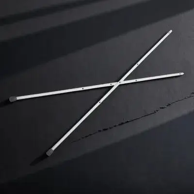 Table Soccer Rods 2 Pack Iron Replacement Poles Easy to Assemble for Football Game Machines