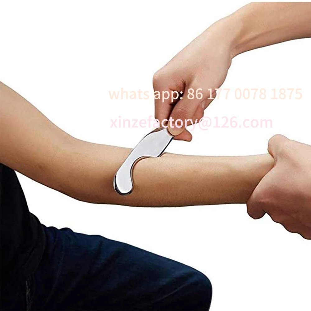 

Customizable 4/7Pcs Stainless Steel Gua Sha Scraping Massage Tools Great Soft Tissue Mobilization Tool for Whole