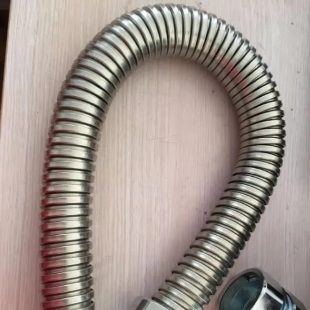 304 Stainless Steel Corrugated Hose with Textured Surface Moisture-Proof and Waterproof for Warehouse and Workshop Use