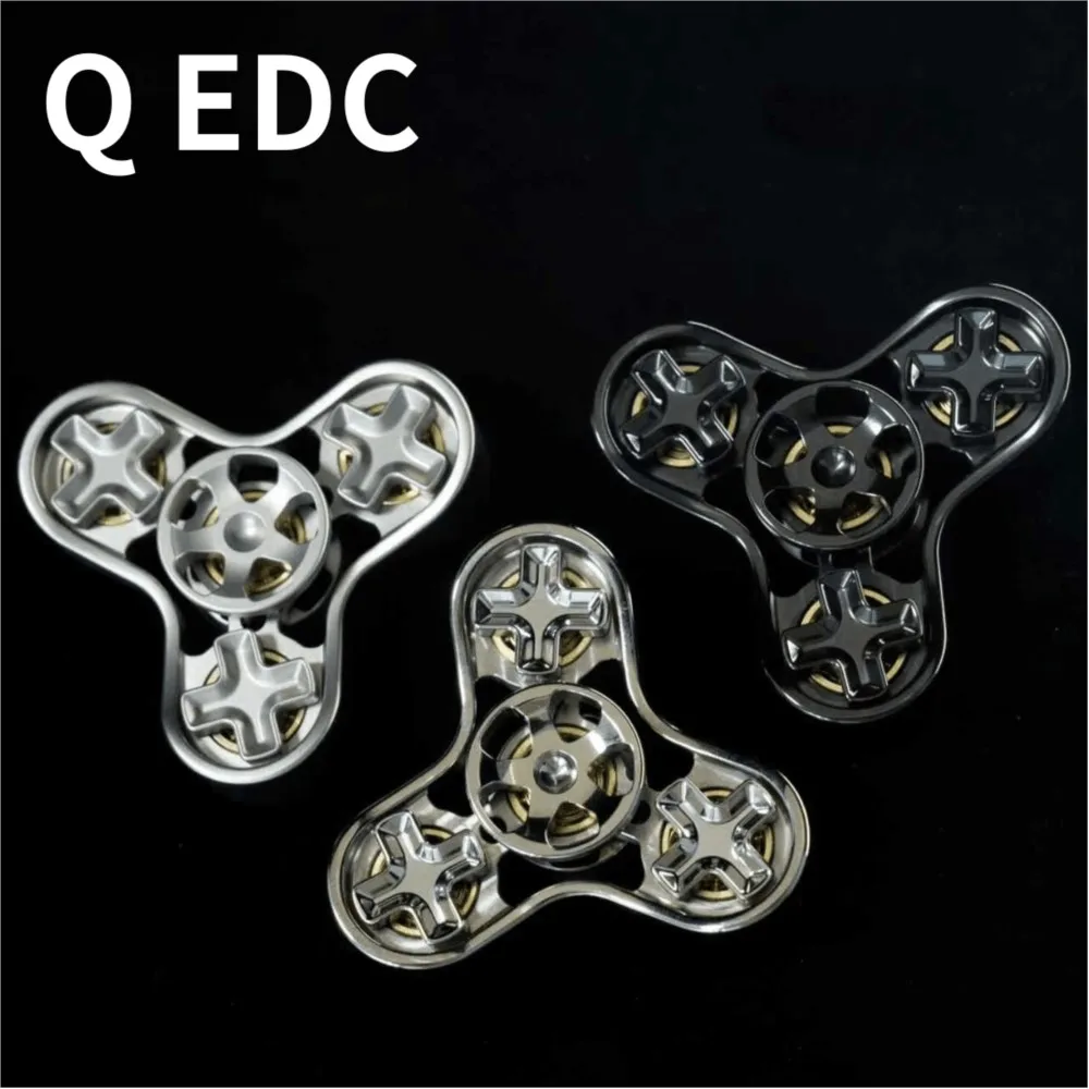 QEDC الطائرات تململ سبينر ألعاب متململة للبالغين أدوات تخفيف القلق المعدنية التصاميم الأصلية الدوران #1