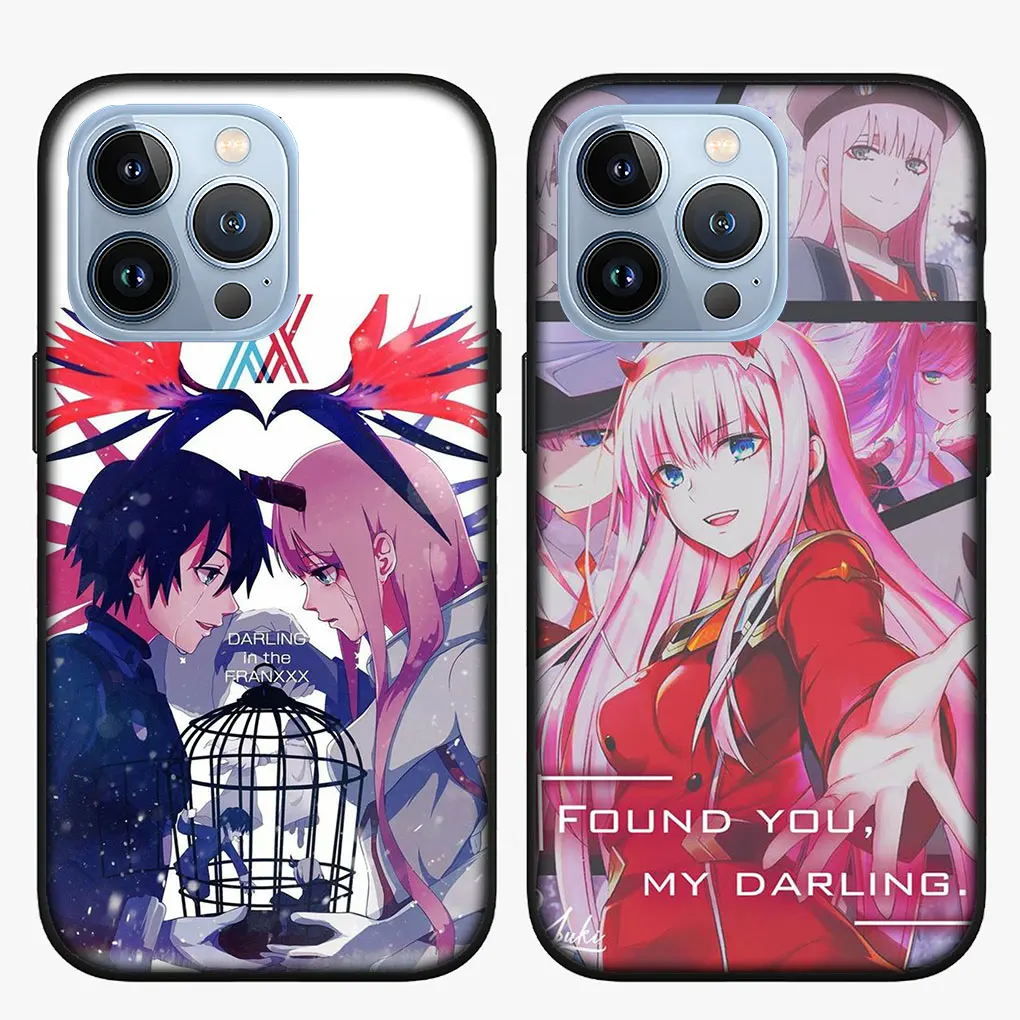 Darling in the FranXX Zero Two 002 Soft Cover Phone Casing for Apple iPhone 16 15 14 13 12 11 Pro Max 6 6s Plus + SE 16+ Case