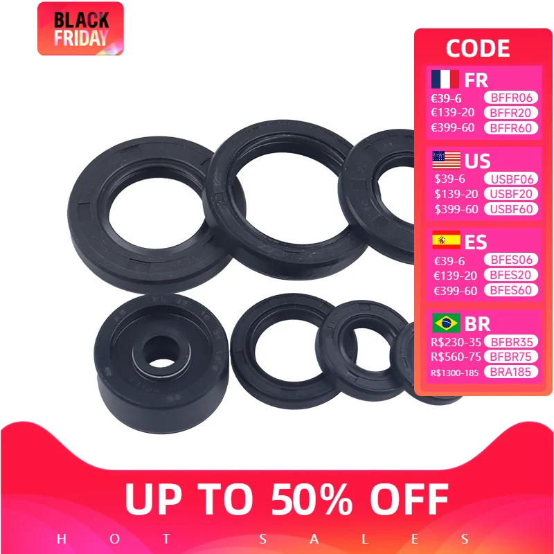 JSRAOIMG Motorcycle Complete Engine Oil Seal Kit Vertex Sealing Gaskets For YAMAHA DT125 R RN RH RE E X DT200WR DT200R