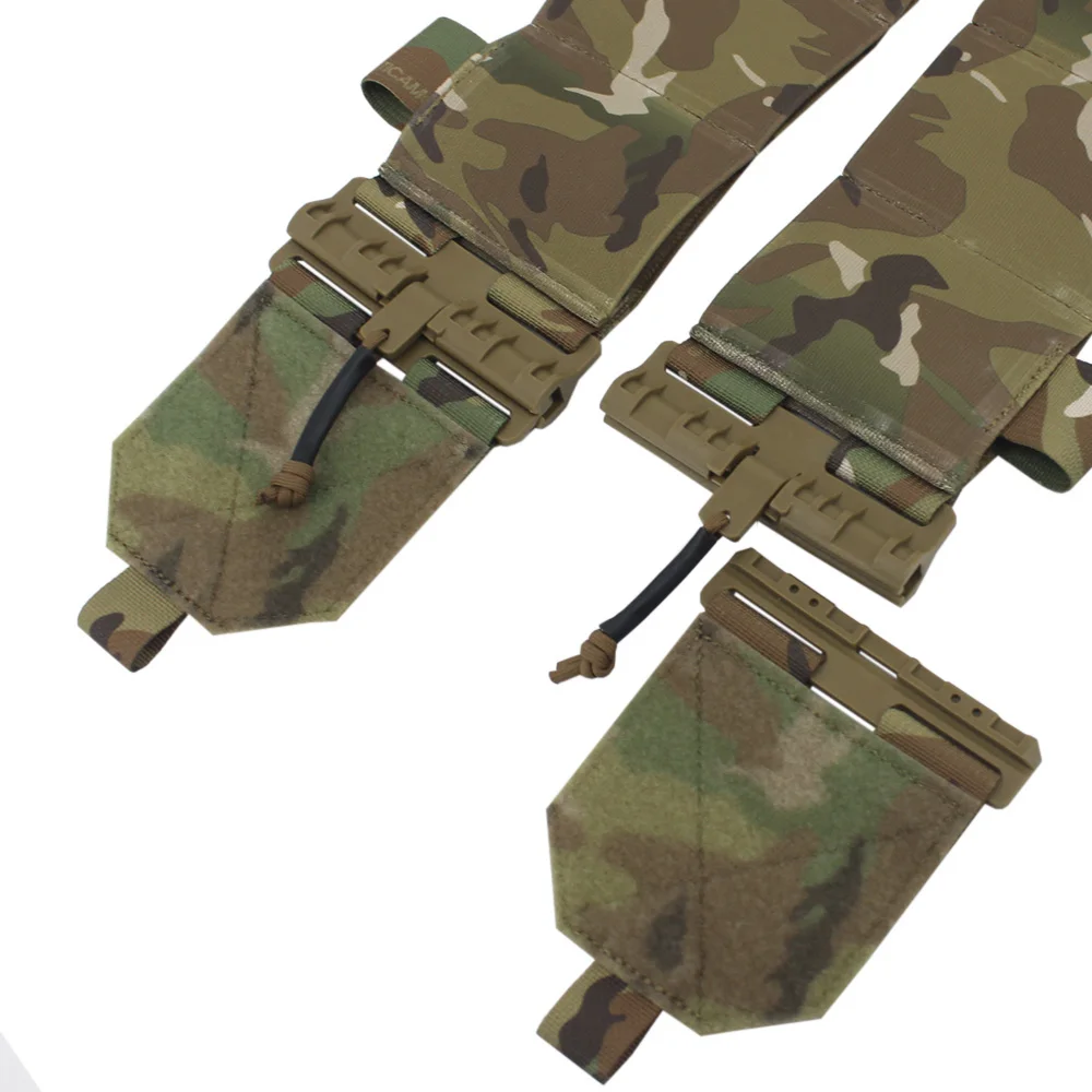 Tactical FCSK Vest Quick Release Buckle Set Airsoft Elastic Cummerbund Waist Cover Vest Gear