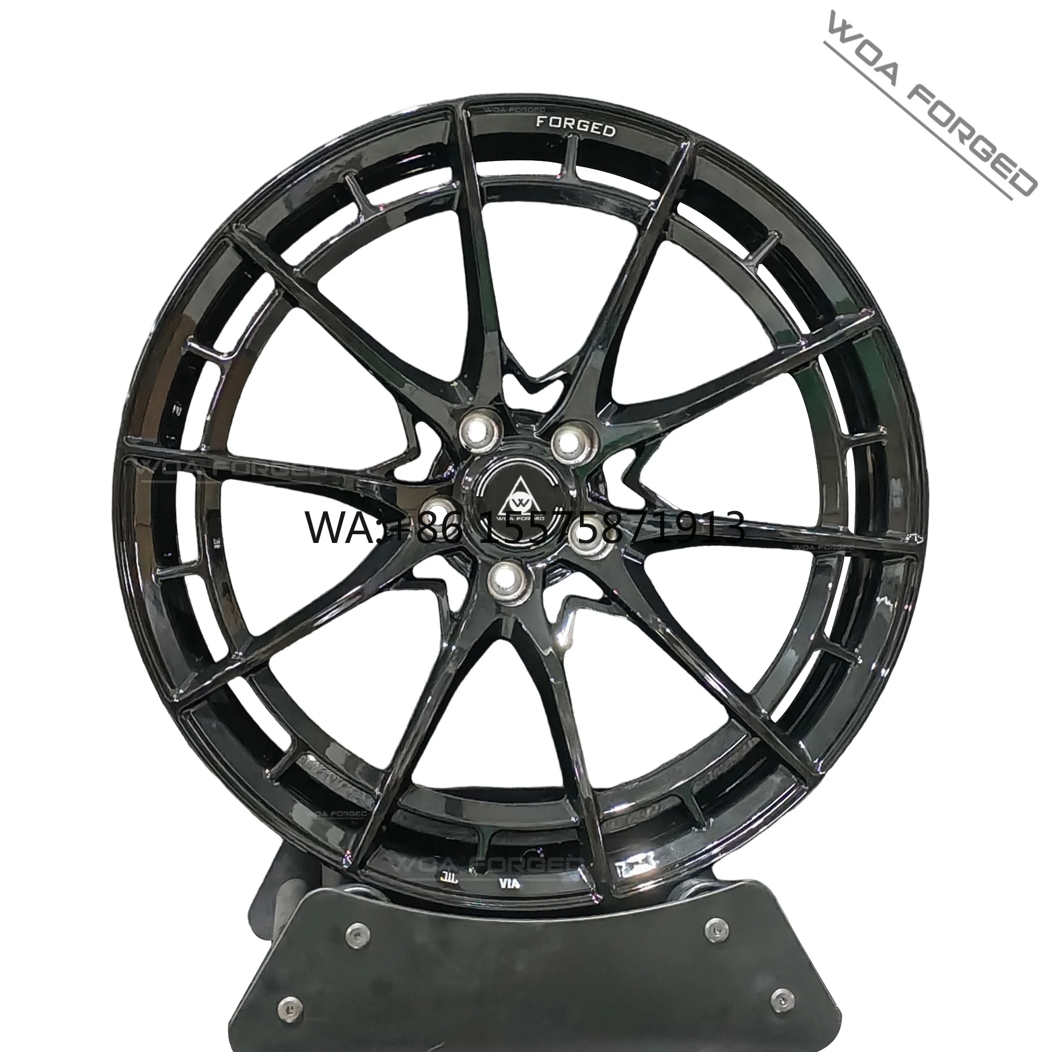 For Customized 6061-T6 Stylish Muscular 18-22 Inch Forged Aluminum Wheel Rim Deep Dish Chrome Polished Gloss Low-Weight 5x114.3