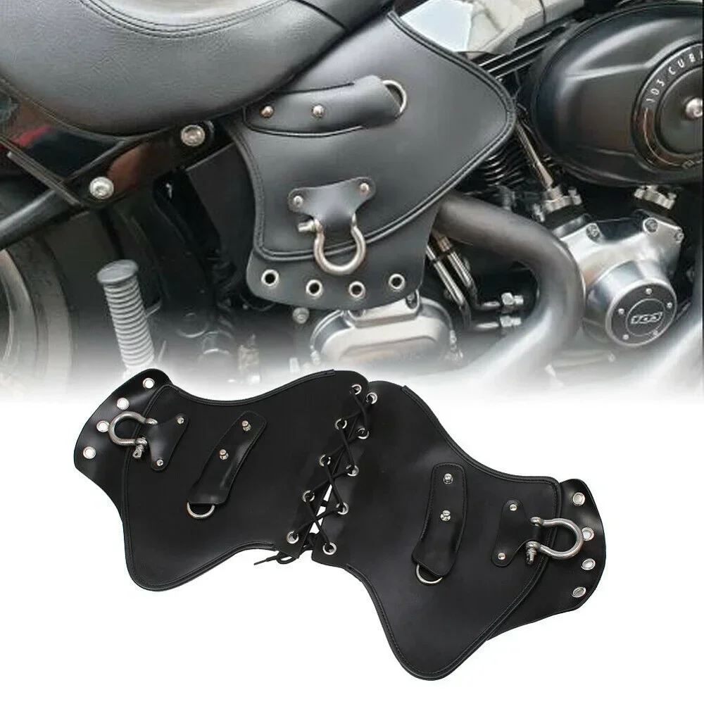 Motorcycle Universal Reflective Shield Protector Mid Frame Air Heat Saddle Deflector Cover For Harley Yamaha Honda Suzuki Indian