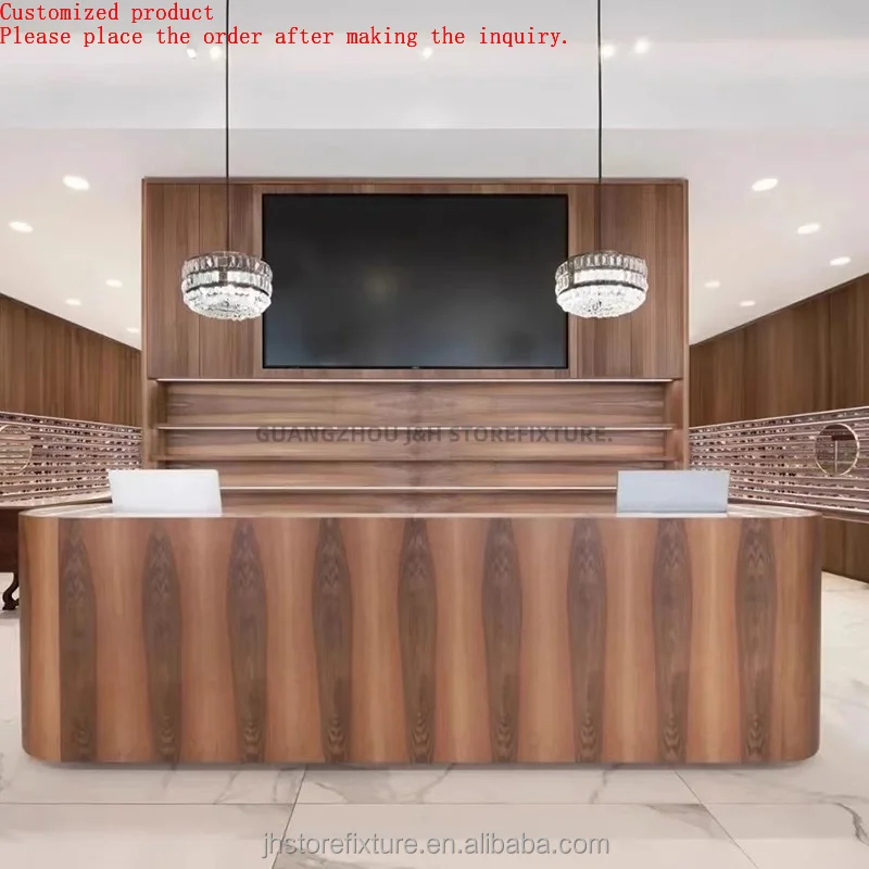 

Counter Design Shelf Wall Mounted Wooden Display Shelves Holder for Glasses Custom Size with Factory Price