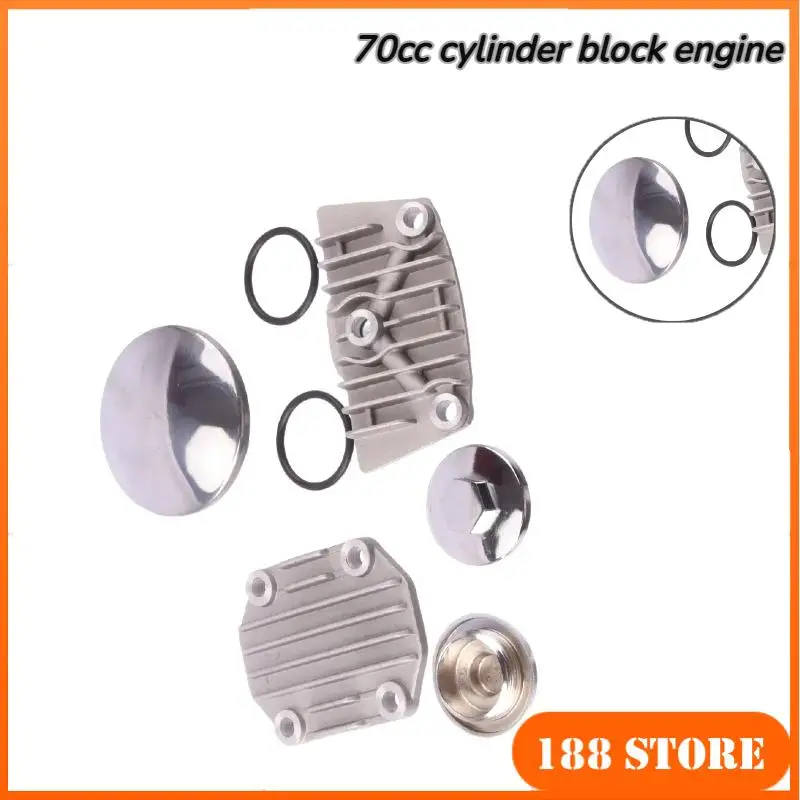 

50cc 70cc 90cc 110cc Motorcycle Oil Cooler Adapter Engine Cylinder Cover Horizontal Engine Adapter Engine Cylinder Cover