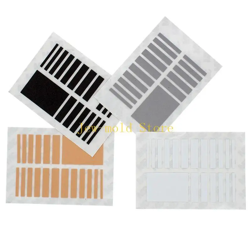 

C71B 10 Sheets Multi-Size Ring Resizer for Loose Rings Jewelry Guard Tightener Fitter