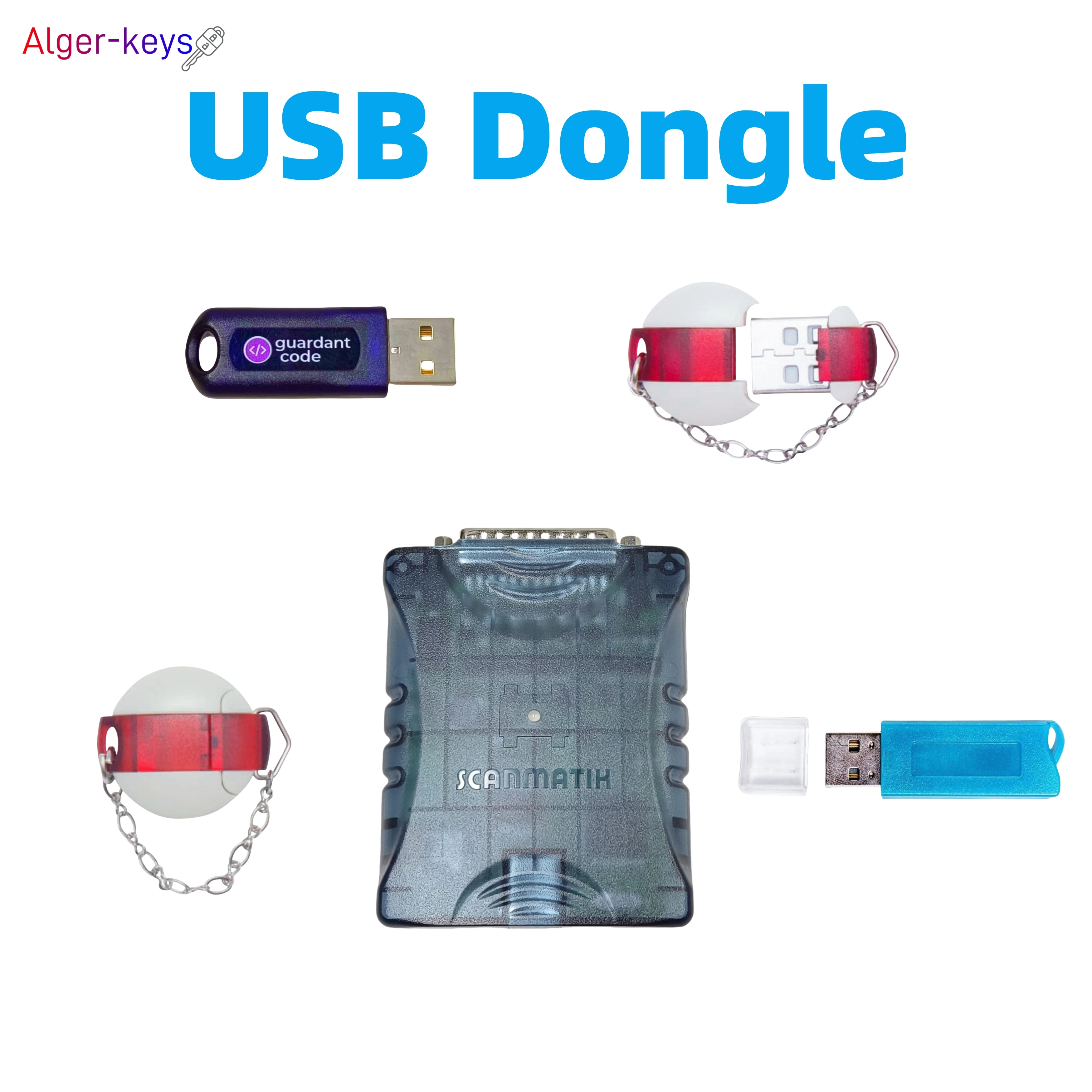 Alger-keys USB Dongle PCM FLASH BITBOX MMC Flash combiloader J2534 ECU Chip-tuning scanmatik 2 PRO