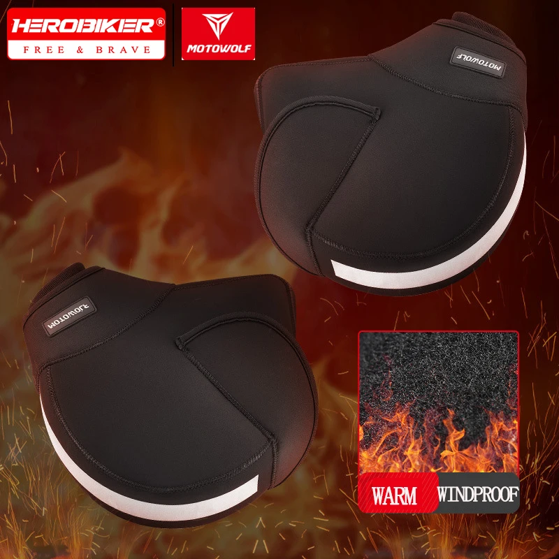 

winter Motorcycle Handlebar Muffs Protective windproof Motorcycle Scooter Thick Warm Grip Handle Bar Muff Rainproof Warmer Glove