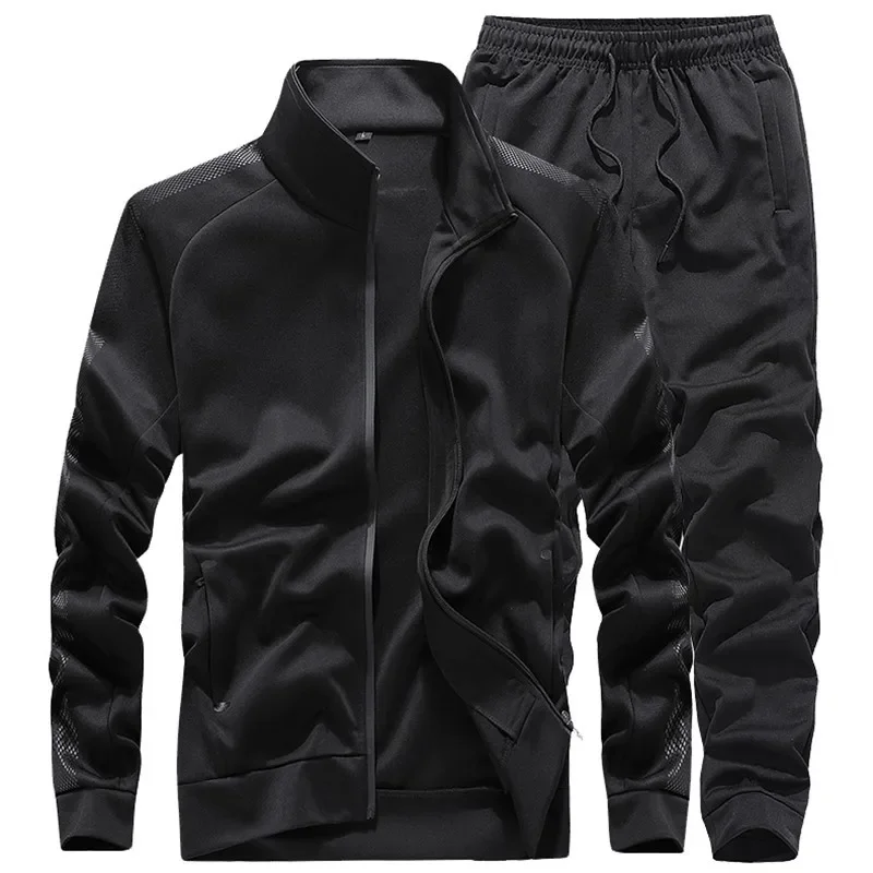 Men\'S Sportswear Sets Casual Tracksuit Male Autumn Suits 2 Piece Sports Suit Sweatshirt+Pants Husband Clothing Plus Size 7XL