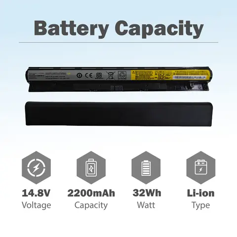 L12L4E01 32WH Batterij Vervanging voor Lenovo L12L4A02 G50 L12M4A02 L12M4E01 Z50 L12L4E01 Z70 L12S4E01 Z50-70 G50 G50-30 G50-45 G
