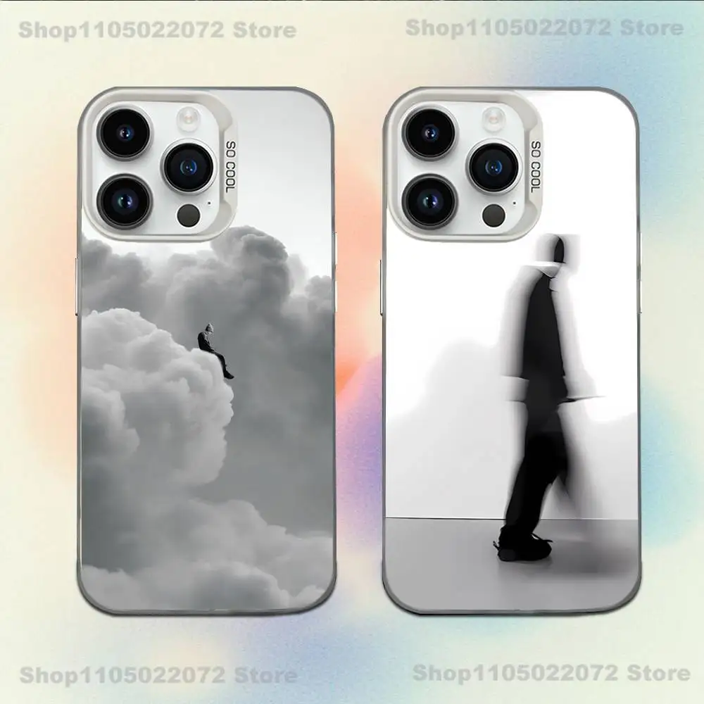 

Black white artistic conception Phone Case For iPhone 16,15,14,13,12,11,Mini,Pro,E,MAX White Candy Matte Shockproof Cover