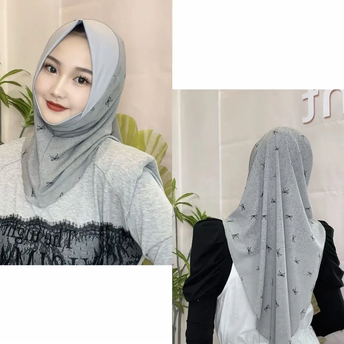 Summer Airy Muslim Girls Wrap Instant Hijabi Scarves