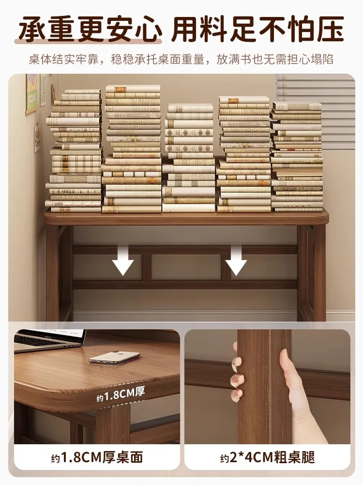 Foldable desk bedroom household small apartment computer table simple student study table bedside writing table