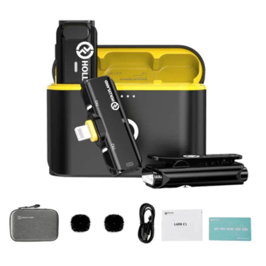 Oryginalny bezprzewodowy mikrofon Lavalier Lark C1 z certyfikatem MFi do transmisji na żywo i tworzenia vlogów