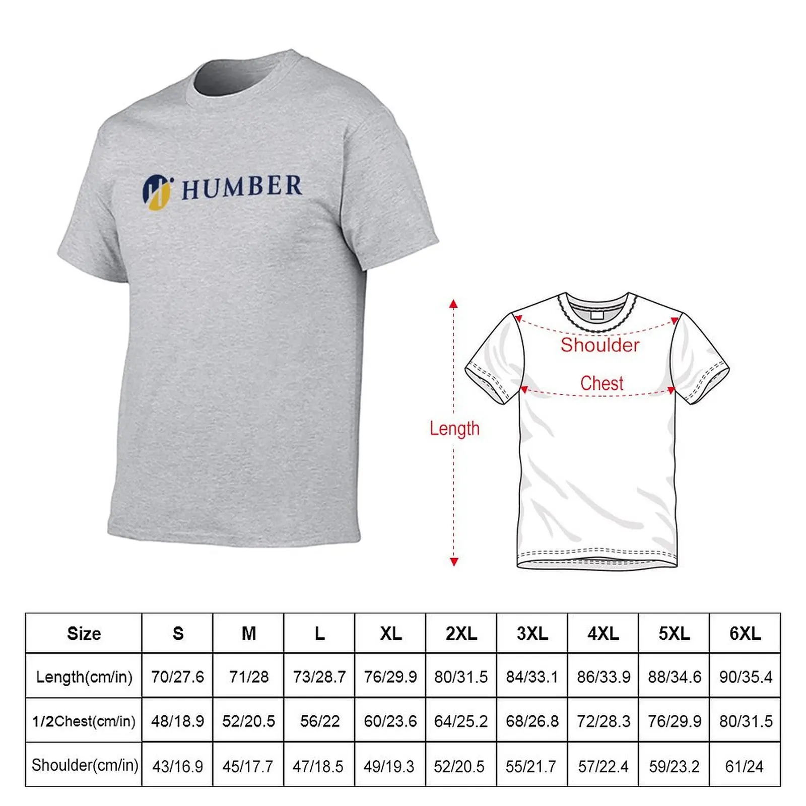 Humber College logo T-shirt customizeds Blouse mens tall t shirts