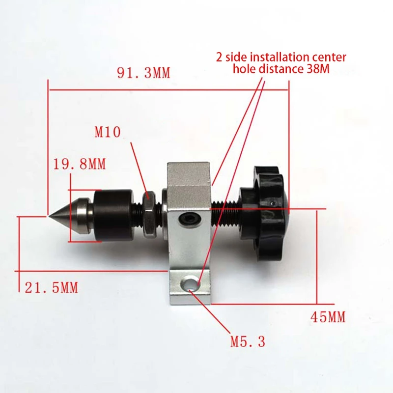 AC88-Center Revolving Live Center Head For Mini Lathe Beads Machine Woodwork Accessories For Mini Lathe Machine