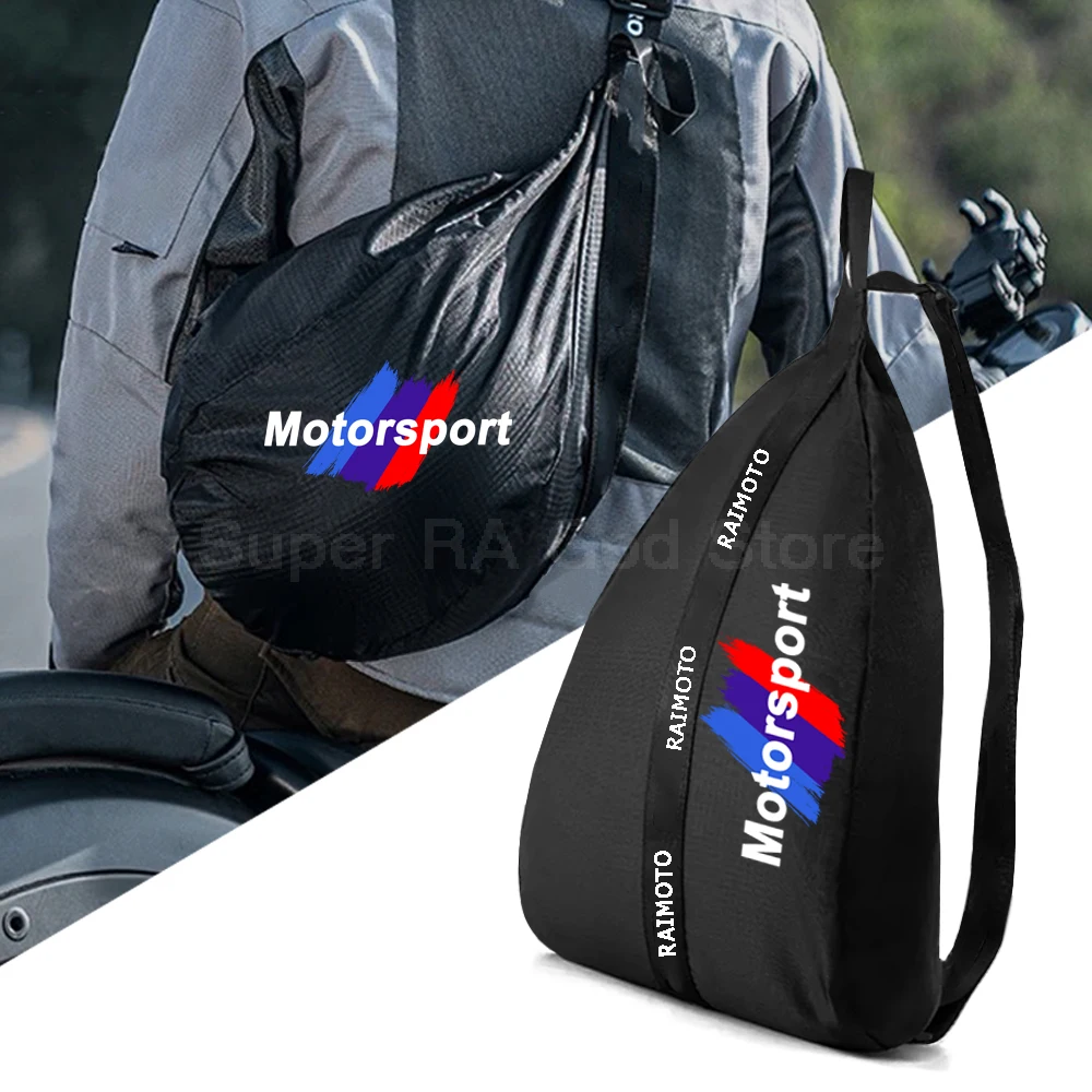 For M M2 M4 M5 M6 M8 Motorsport Motorcycle Accessories Helmet Backpack Large Capacity Travel Bags Reflective