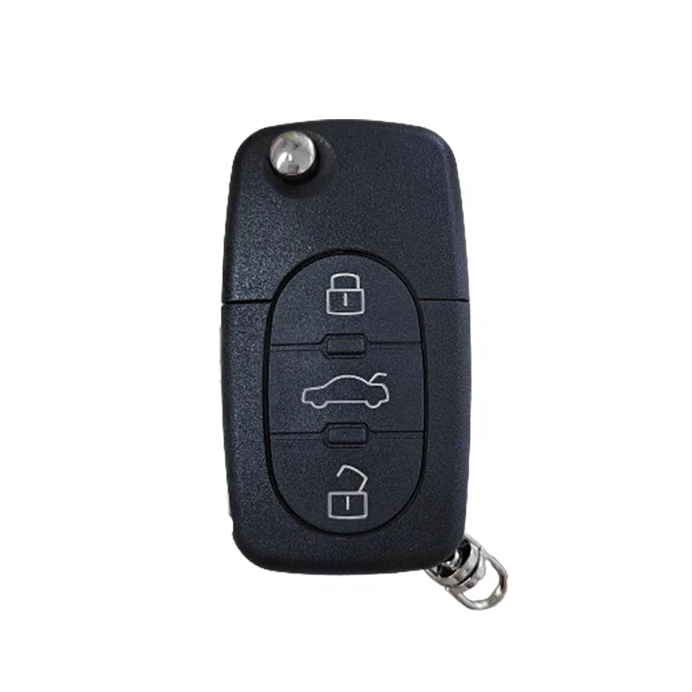

Для Audi TT B5 RS4 Quattr A2 A3 A4 A6 A8 3-кнопочный складной чехол для дистанционного ключа, замена корпуса
