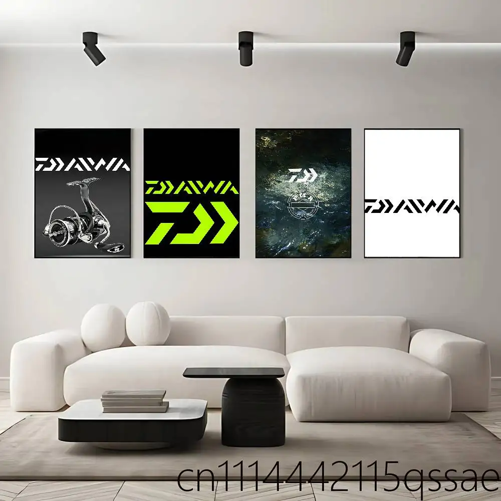 D-DaiwaS Fishing Logo Poster Art Print Anime Style Home Decor Ideal Gift Perfect Room Decor - view 2
