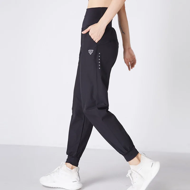 

Women's Thin Sweatpants, Monochromatic, Highwaisted, Sports Pants for Lady, Loose Joggers, Summer, 2023