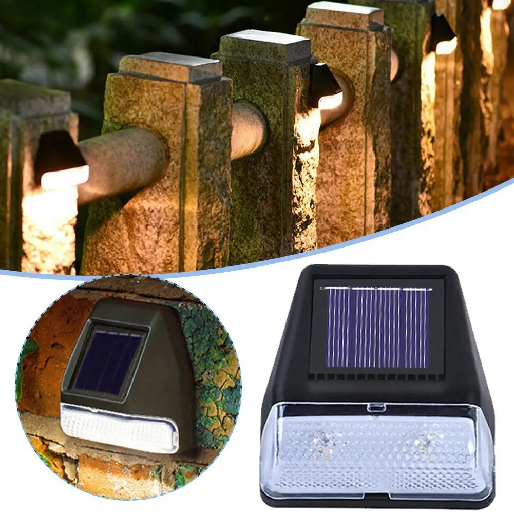 

Solar Wall Lamp Rainproof Step Lights Decorative Weather-resistant, Waterproof And Corrosion-resistant Outdoor Lighting Tools